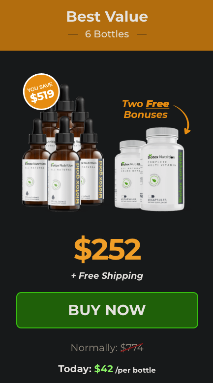 Biotox Gold 6 Bottles